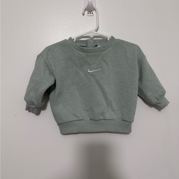 Nike Mint Green Baby Sweatsuit with Matching Sweatshirt and Pants - Picture 1 of 3